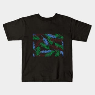 Pattern leaves colorful Kids T-Shirt